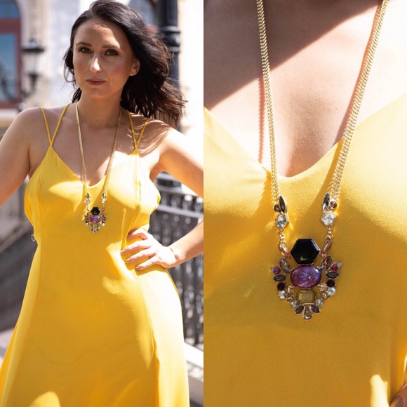 ::: SALE ::: Long Statement Necklace - Picture 1 of 3